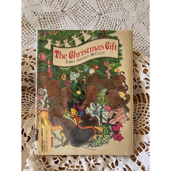 1988 The Christmas Gift by Emily Arnold McCully, Ex Library Book - Picture 1 of 7